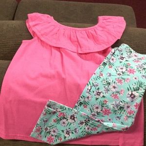 New arrival,2 pc set light pink with leggings